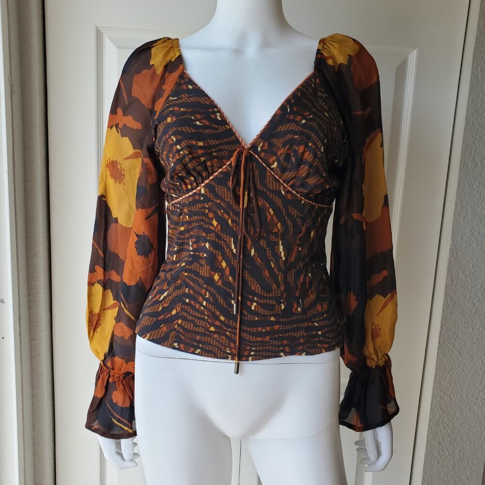 Conditions Apply Anthropologie Long Sleeve Top